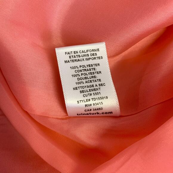 Trina Turk Ruth Floral Dress in Acid Garden Neon Jacquard Sleeveless Mini Dress - Picture 12 of 13